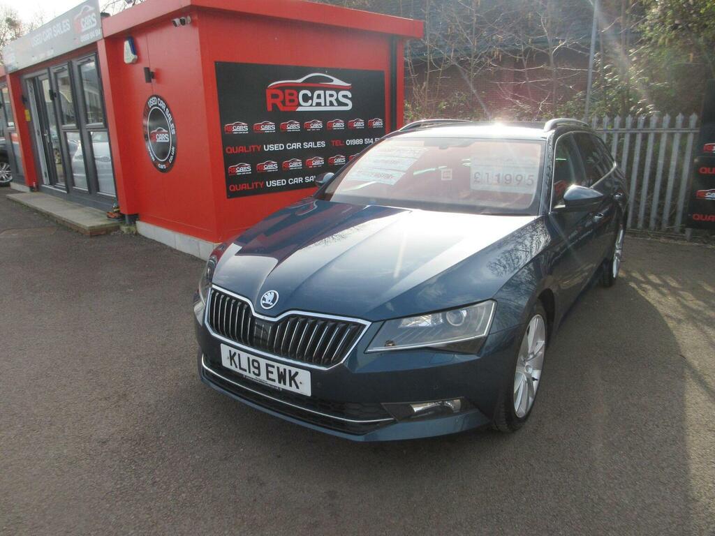Skoda Superb Estate 2.0 Tdi Se L Executive Dsg Euro 6 Ss KL19EWK Blue #3