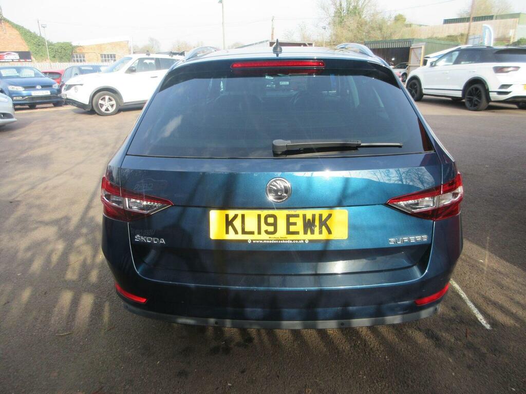 Skoda Superb Estate 2.0 Tdi Se L Executive Dsg Euro 6 Ss KL19EWK Blue #6