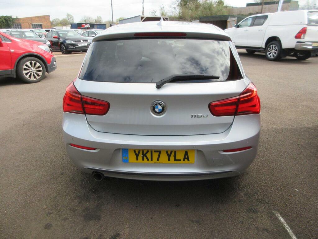 BMW 1 Series Hatchback 2.0 118D Sport Euro 6 Ss 201617 YK17YLA Silver #5