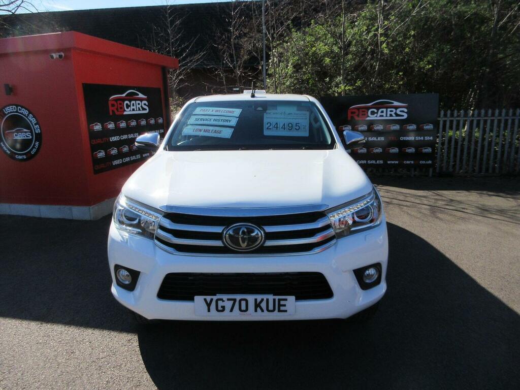 Toyota HILUX Pickup 2.4 D-4d Invincible 4Wd Euro 6 Ss 4 White #2