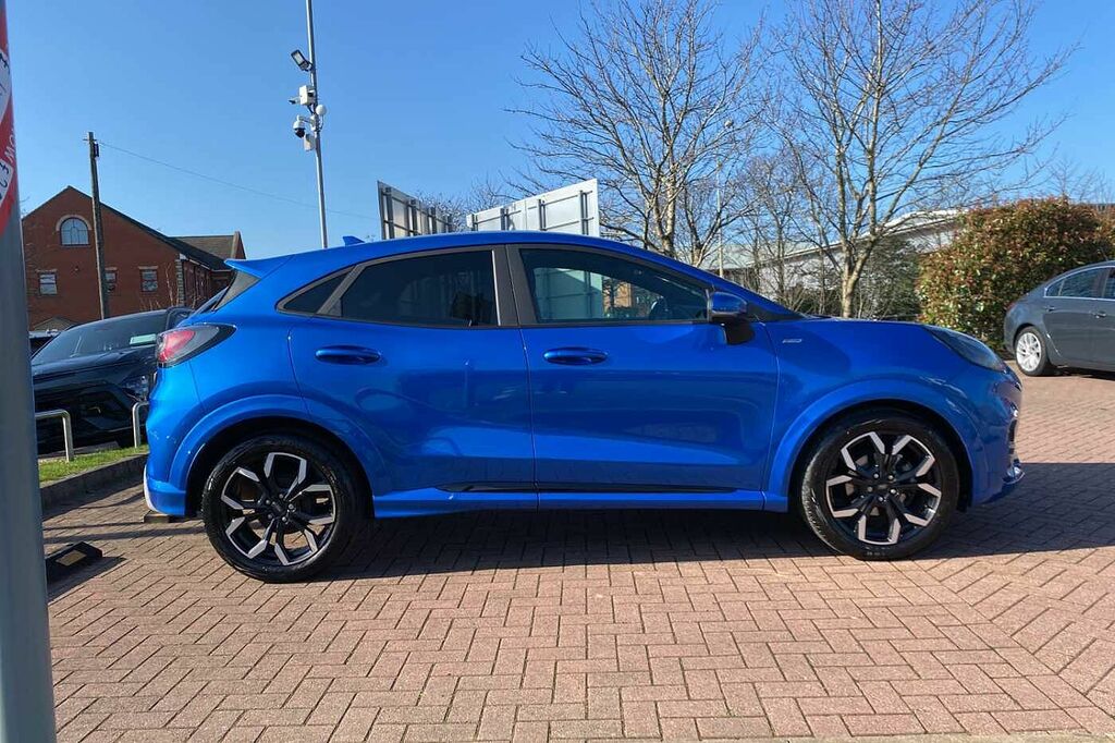 Ford Puma 1.0 Ecoboost Hybrid Mhev St-line X FP72UNV Blue #4