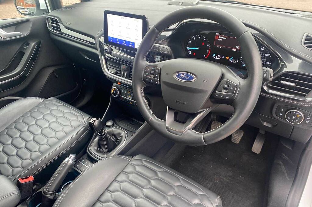 Ford Fiesta 1.0 Ecoboost Hybrid Mhev 125 Vignale Edition FB21ZWV White #6