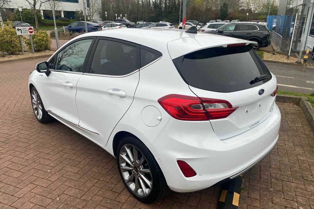 Ford Fiesta 1.0 Ecoboost Hybrid Mhev 125 Vignale Edition FB21ZWV White #3