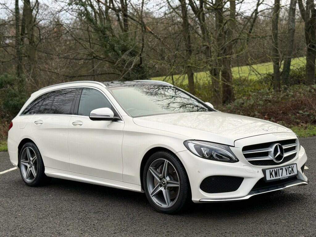 Mercedes-Benz C Class C Class 2.1 C250d Amg Line Premium Plus Estate 5 KW17YGK White #4