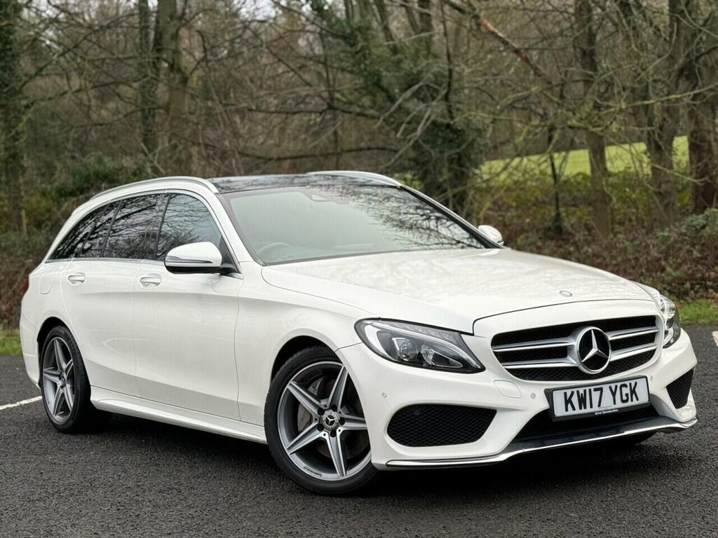 Mercedes-Benz C Class C Class 2.1 C250d Amg Line Premium Plus Estate 5 White