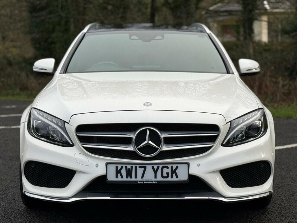 Mercedes-Benz C Class C Class 2.1 C250d Amg Line Premium Plus Estate 5 KW17YGK White #3