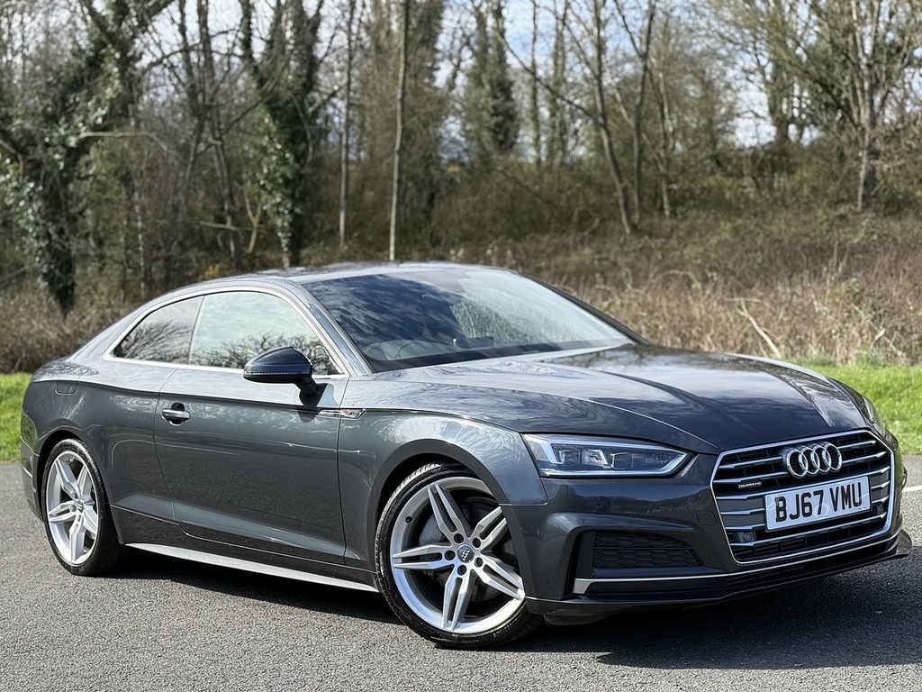 Audi A5 2.0 Tfsi S Line Coupe S Tronic Quattro Grey