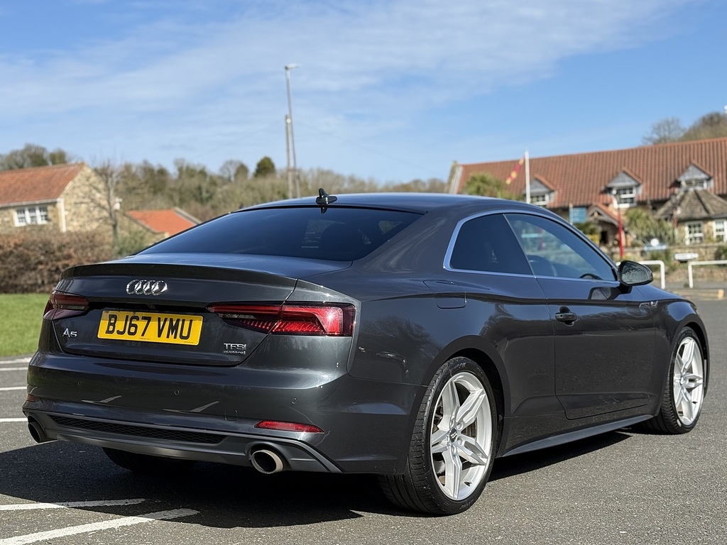 Audi A5 2.0 Tfsi S Line Coupe S Tronic Quattro BJ67VMU Grey #3