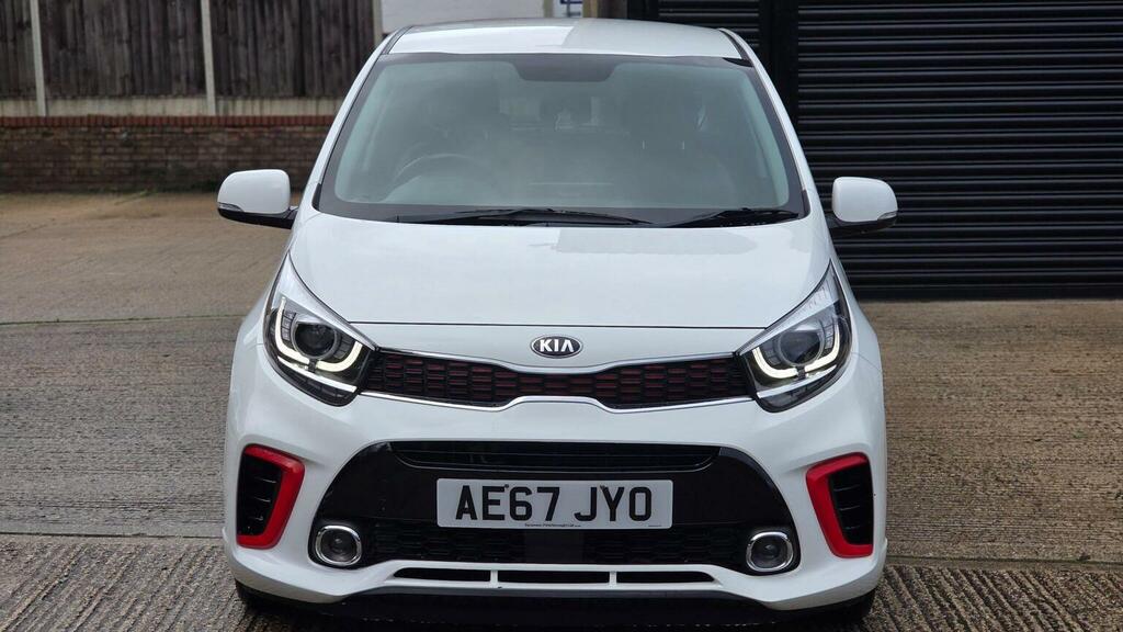 Kia Picanto Hatchback 1.0 Dpi Gt-line Hatchback Amt AE67JYO White #3