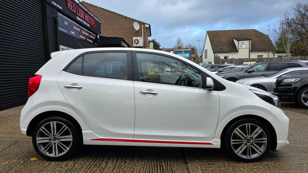 Kia Picanto Hatchback 1.0 Dpi Gt-line Hatchback Amt AE67JYO White #5