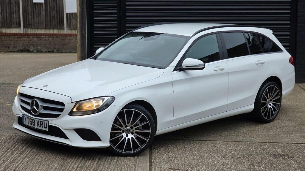 Mercedes-Benz C Class Estate 2.0 C220d Se G-tronic Euro 6 Ss 20 White