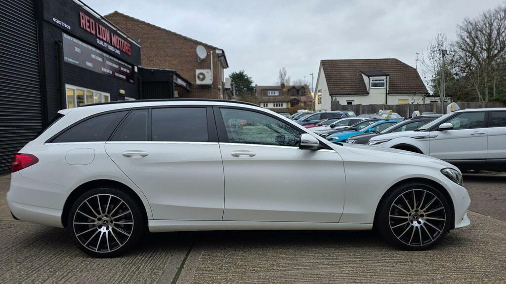 Mercedes-Benz C Class Estate 2.0 C220d Se G-tronic Euro 6 Ss 20 YT68KRU White #5