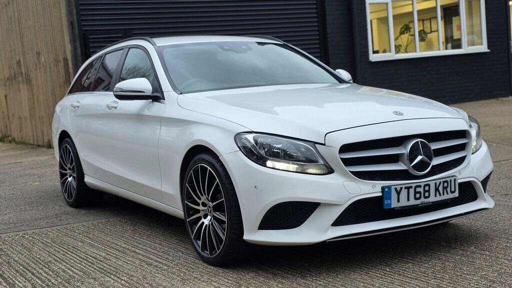 Mercedes-Benz C Class Estate 2.0 C220d Se G-tronic Euro 6 Ss 20 YT68KRU White #4