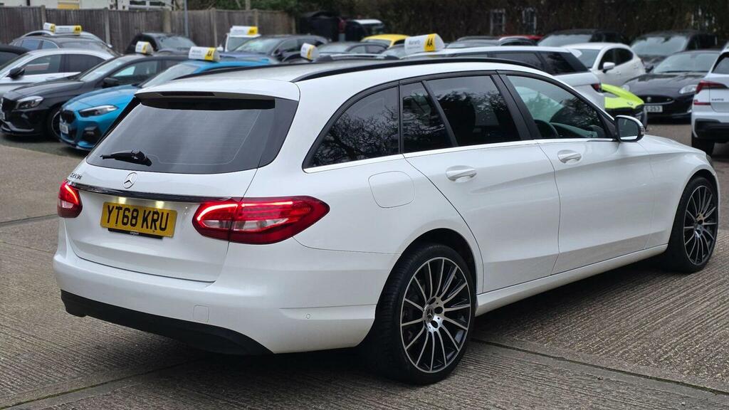 Mercedes-Benz C Class Estate 2.0 C220d Se G-tronic Euro 6 Ss 20 YT68KRU White #6