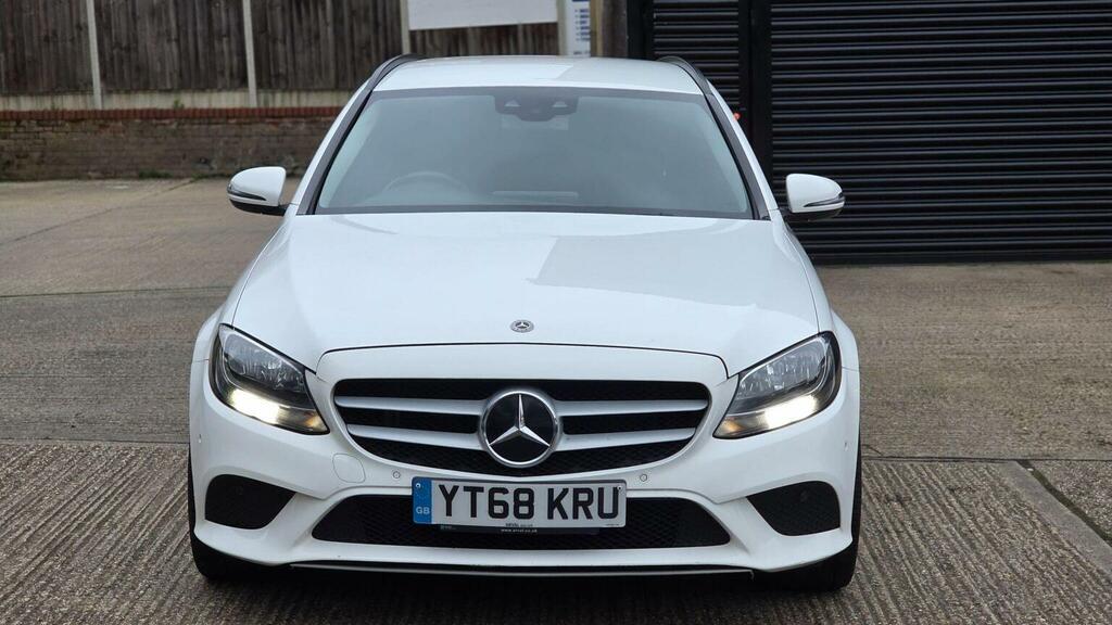 Mercedes-Benz C Class Estate 2.0 C220d Se G-tronic Euro 6 Ss 20 YT68KRU White #3