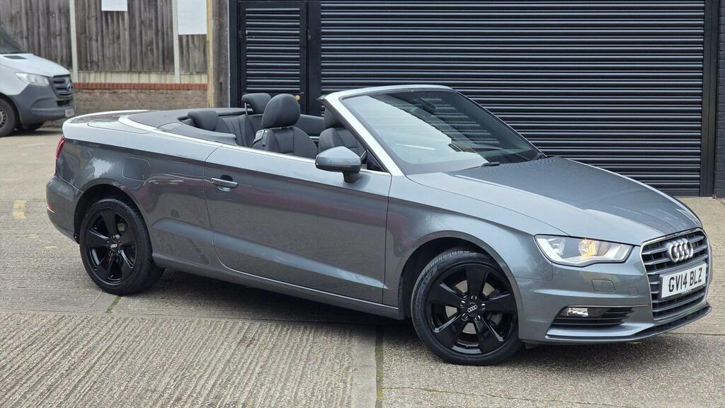 Audi A3 Cabriolet Convertible 2.0 Tdi Sport Euro 6 Ss 20141 Grey
