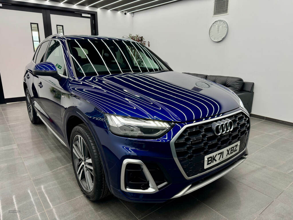 Audi Q5 40 Tdi Quattro S BK71XBZ Blue #3
