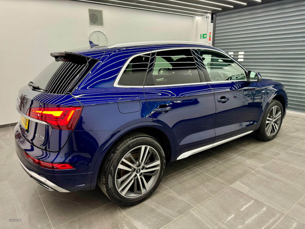 Audi Q5 40 Tdi Quattro S BK71XBZ Blue #5