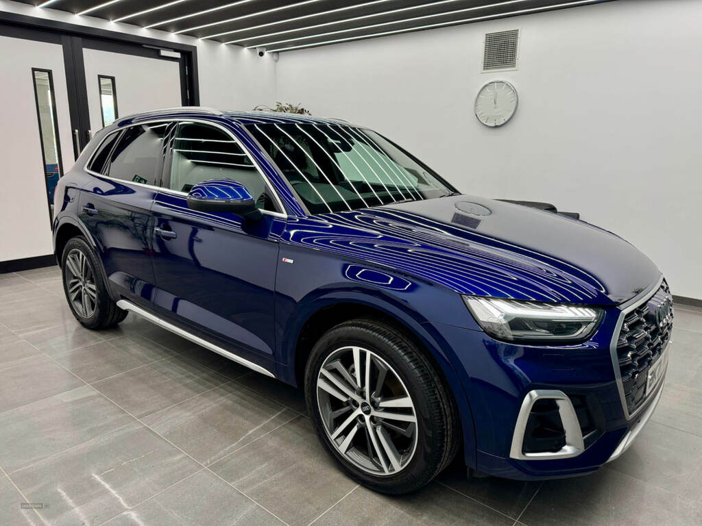 Audi Q5 40 Tdi Quattro S BK71XBZ Blue #4