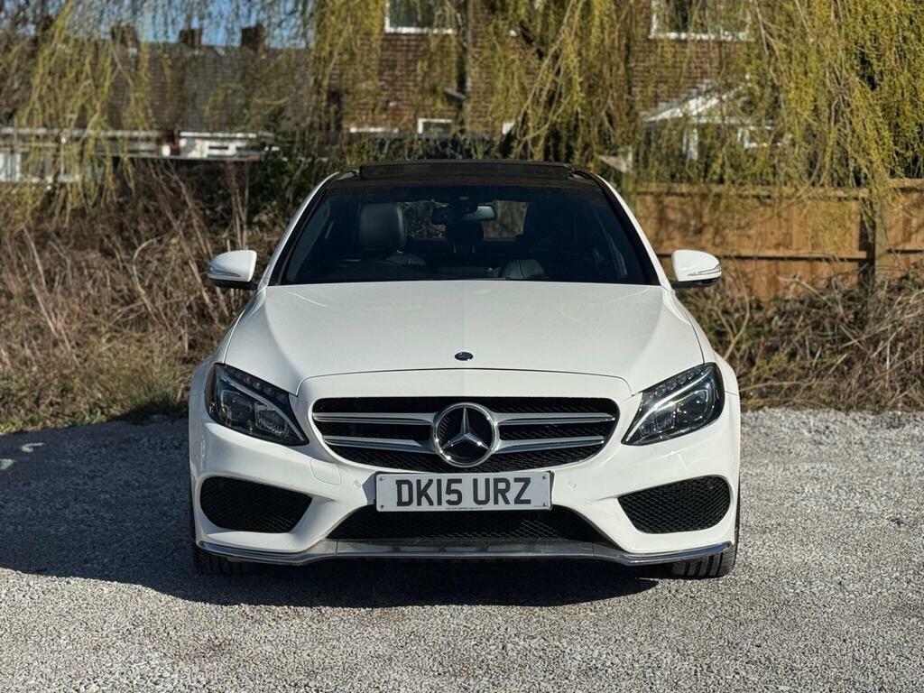 Mercedes-Benz C Class 2.1 C220 Bluetec Amg Line Premium G-tronic Euro DK15URZ White #2