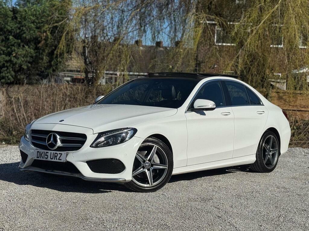 Mercedes-Benz C Class 2.1 C220 Bluetec Amg Line Premium G-tronic Euro DK15URZ White #3