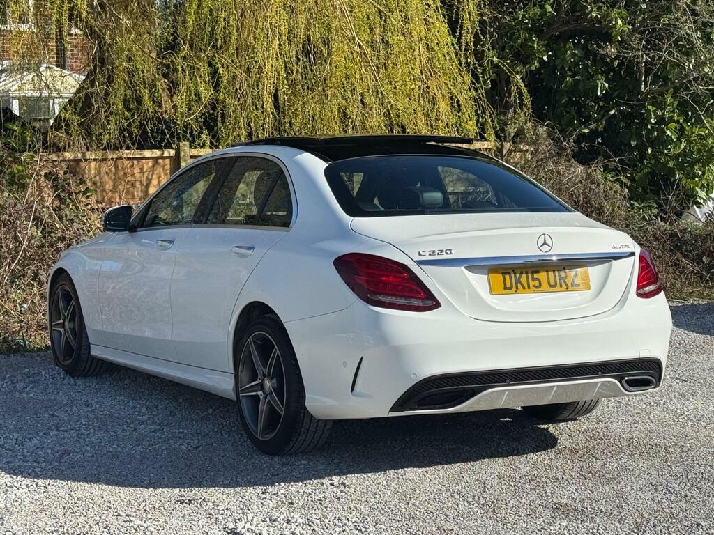 Mercedes-Benz C Class 2.1 C220 Bluetec Amg Line Premium G-tronic Euro DK15URZ White #4