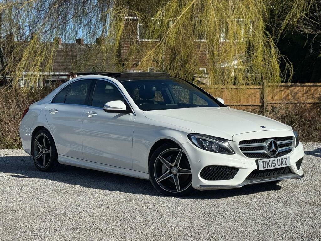 Mercedes-Benz C Class 2.1 C220 Bluetec Amg Line Premium G-tronic Euro White