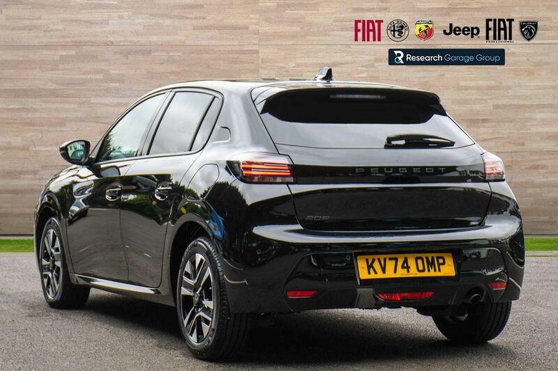 Peugeot 208 1.2 Puretech Allure Hatchback Eu KV74OMP Black #3