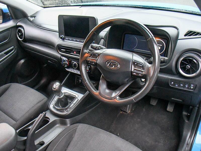 Hyundai Kona 1.0 T-gdi Mhev Se Connect Suv Hybrid Ma SY72LVO Blue #2