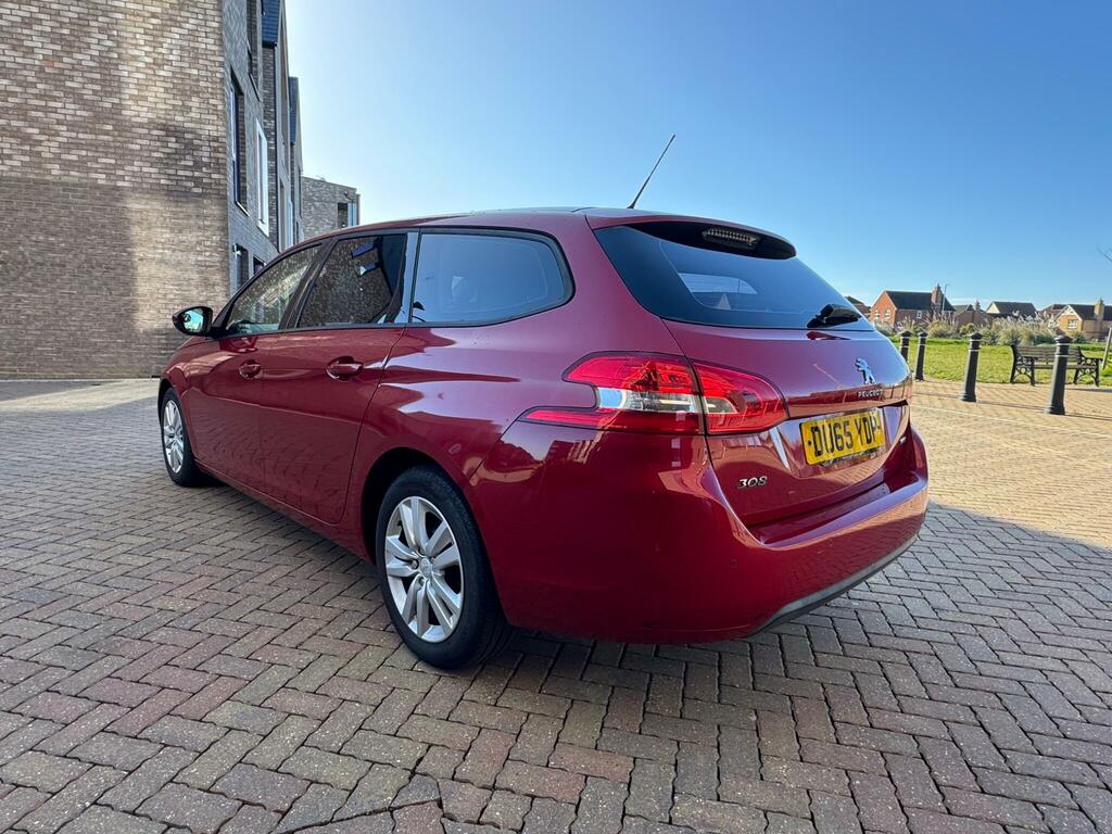 Peugeot 308 SW 1.6 Bluehdi Active Euro 6 Ss DU65YDP Red #4