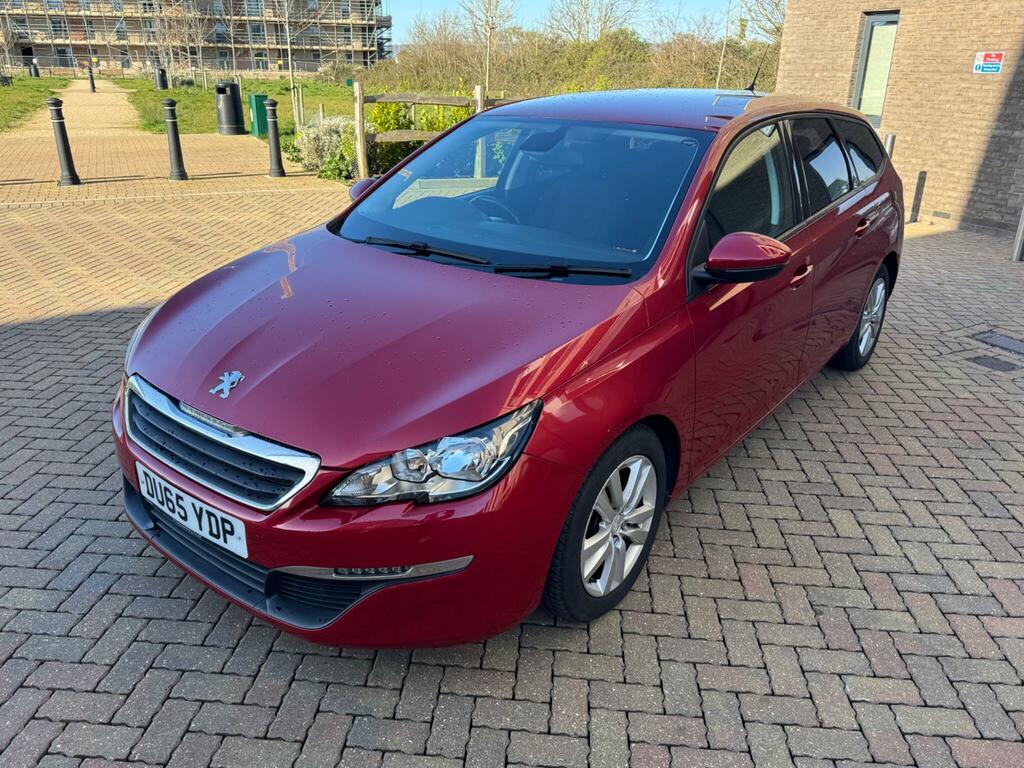 Peugeot 308 SW 1.6 Bluehdi Active Euro 6 Ss DU65YDP Red #3