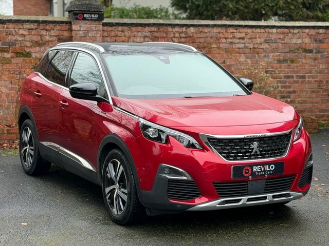 Peugeot 3008 2018 1.5 Bluehdi Gt Line Suv Eur KY68MDK Red #3