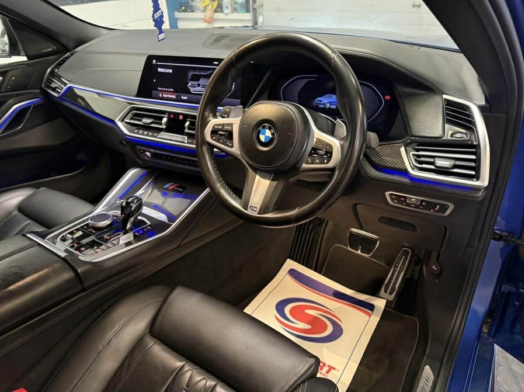 BMW X6 40I M Sport DF69LUP Blue #4
