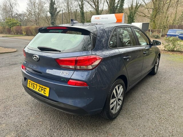 Hyundai I30 Hatchback EY67ZPE Blue #4