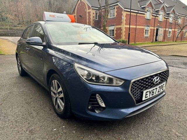 Hyundai I30 Hatchback EY67ZPE Blue #6