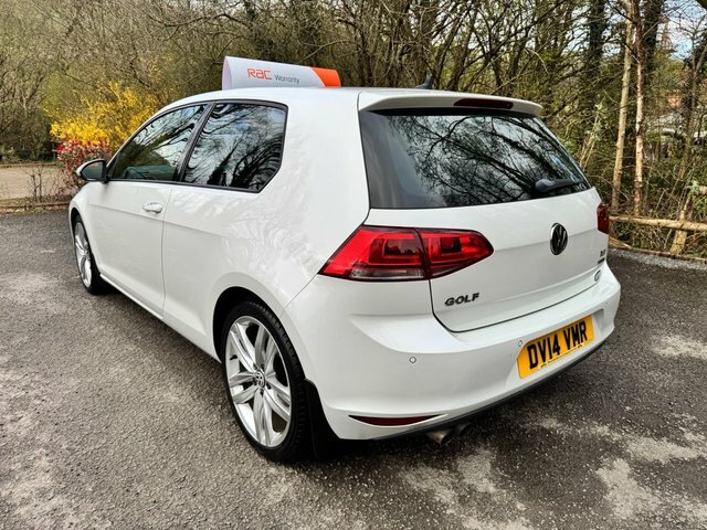 Volkswagen Golf Hatchback DV14VMR White #3