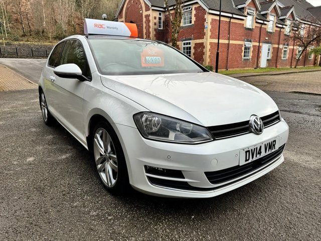 Volkswagen Golf Hatchback DV14VMR White #6