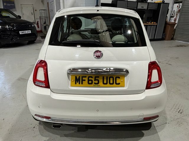 Fiat 500 2015 1.2 Lounge Hatchback Euro 6 MF65UOC White #4