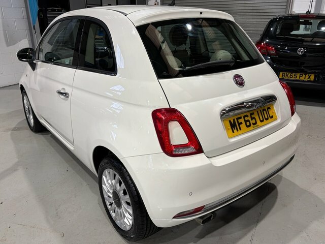 Fiat 500 2015 1.2 Lounge Hatchback Euro 6 MF65UOC White #5