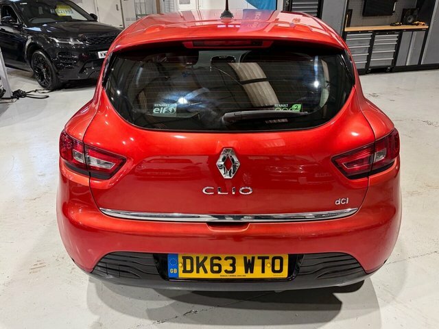 Renault Clio 2013 1.5 Dci Dynamique Medianav Hatchback Dies DK63WTO Red #4
