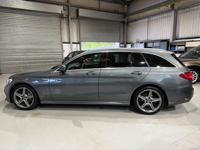 Mercedes-Benz C Class 2018 2.1 C220d Amg Line Estate G-tronic OY18WVW Grey #6