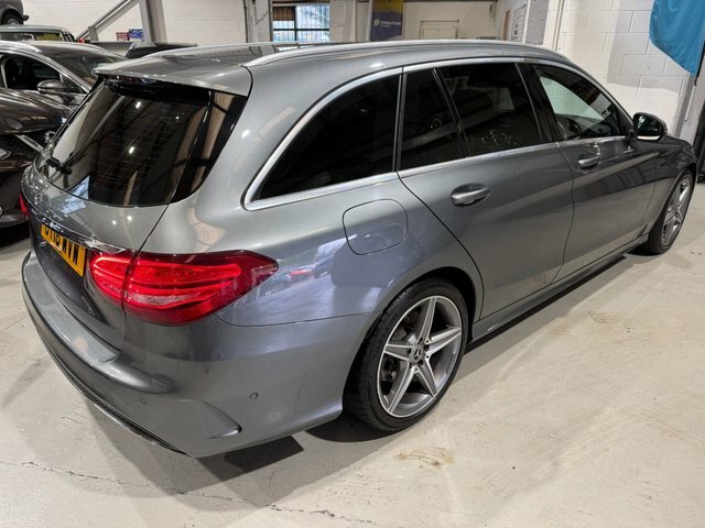 Mercedes-Benz C Class 2018 2.1 C220d Amg Line Estate G-tronic OY18WVW Grey #3
