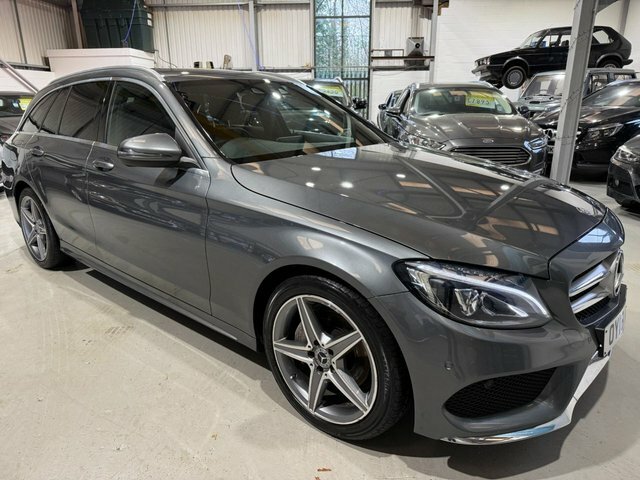 Mercedes-Benz C Class 2018 2.1 C220d Amg Line Estate G-tronic Grey