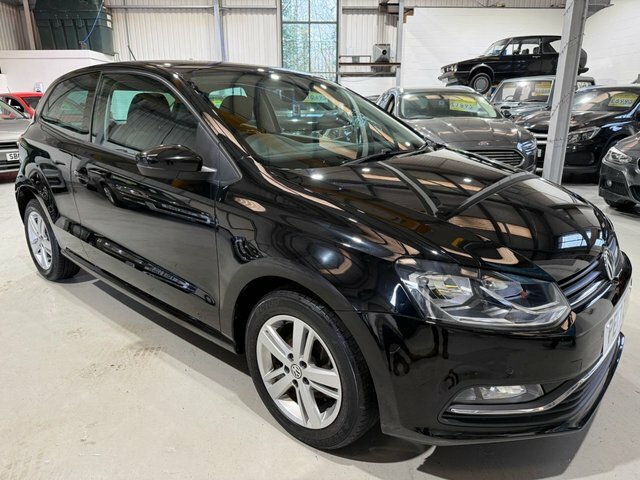 Volkswagen Polo 2017 1.0 Bluemotion Tech Match Edition Hatchback 3 Black