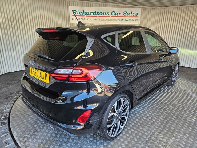 Ford Fiesta 1.0T Ecoboost St-line X Hatchback Manua YP23AJV Black #3