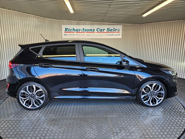 Ford Fiesta 1.0T Ecoboost St-line X Hatchback Manua YP23AJV Black #2