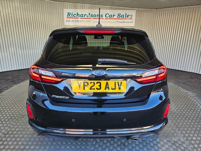 Ford Fiesta 1.0T Ecoboost St-line X Hatchback Manua YP23AJV Black #4