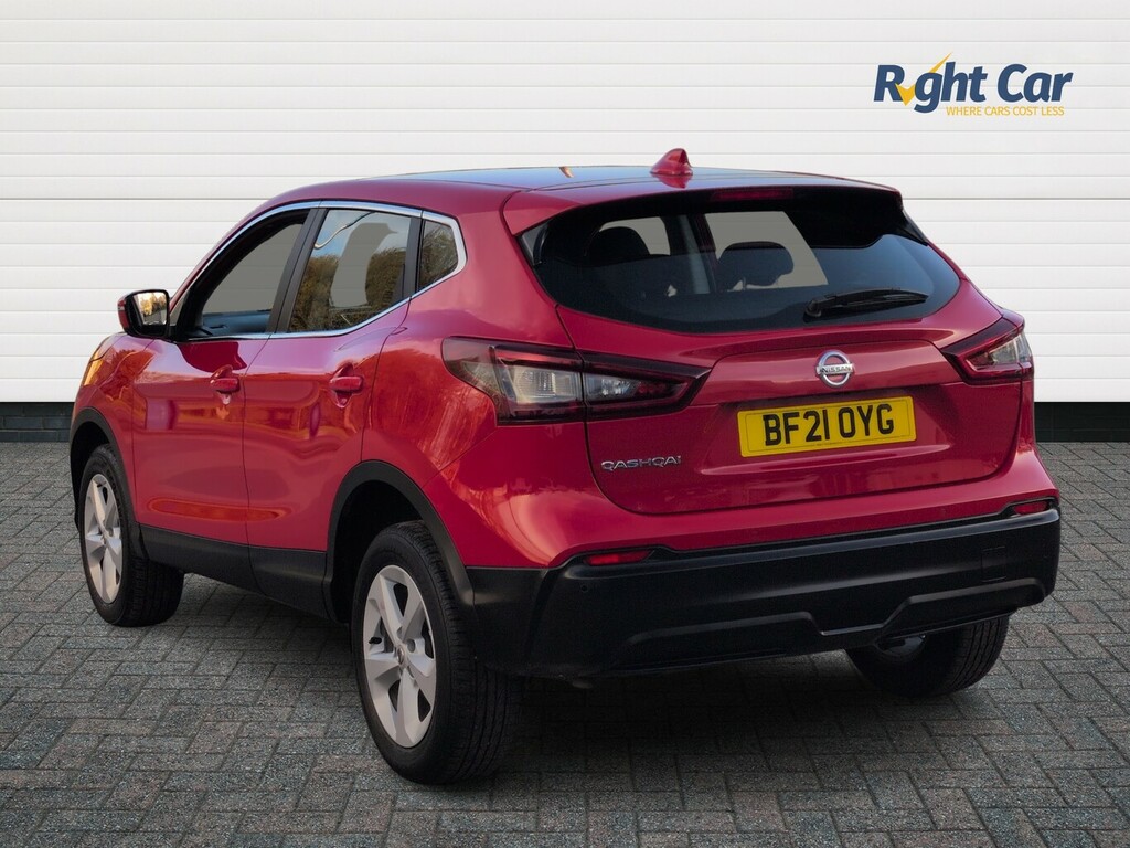 Nissan Qashqai 1.3 Dig-t Acenta Premium - 2021 21 BF21OYG Red #3