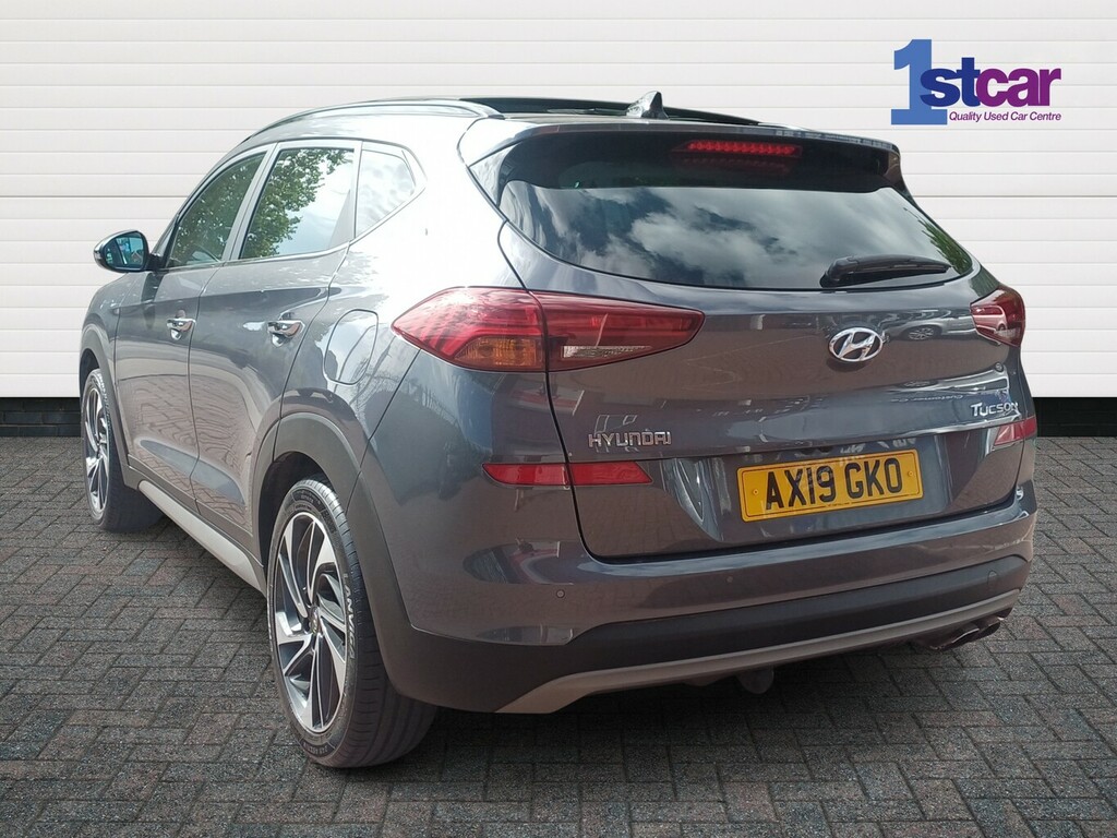 Hyundai Tucson 1.6 T-gdi Premium Se - 2019 19 AX19GKO Grey #3