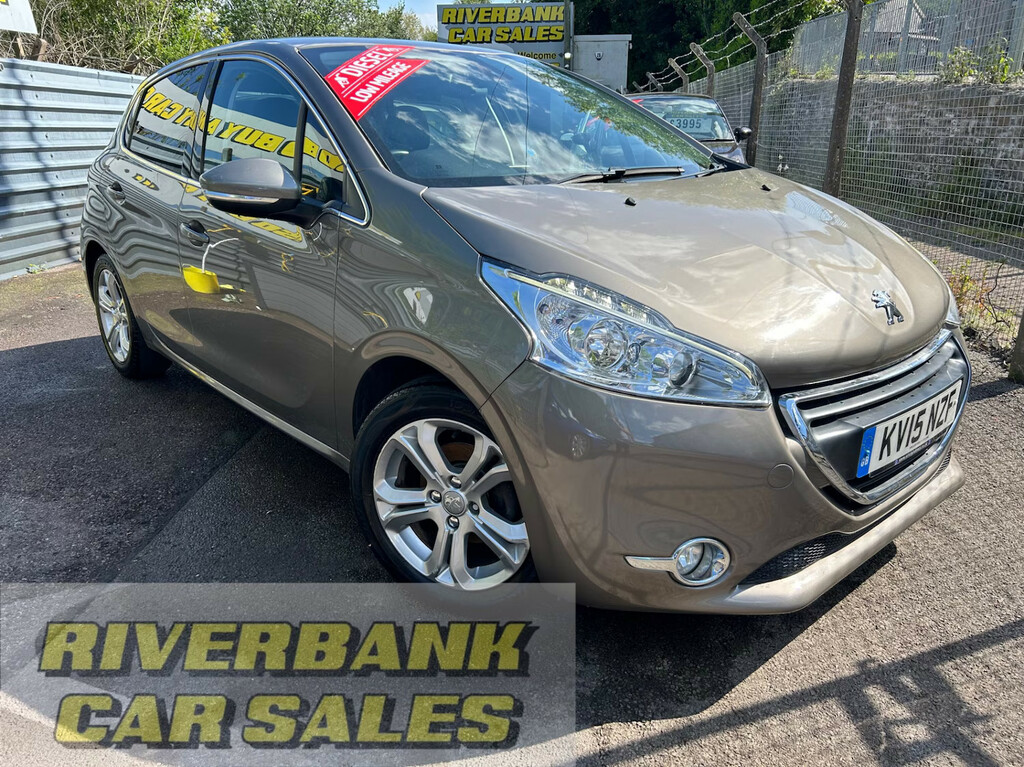 Peugeot 208 1.6 E-hdi Allure Low Mileage Cheap Road Tax Ha Brown